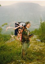 1990-Wildren-in-Norwegen-der-erste-Hirsch-8km-Abtransport-klein.jpg